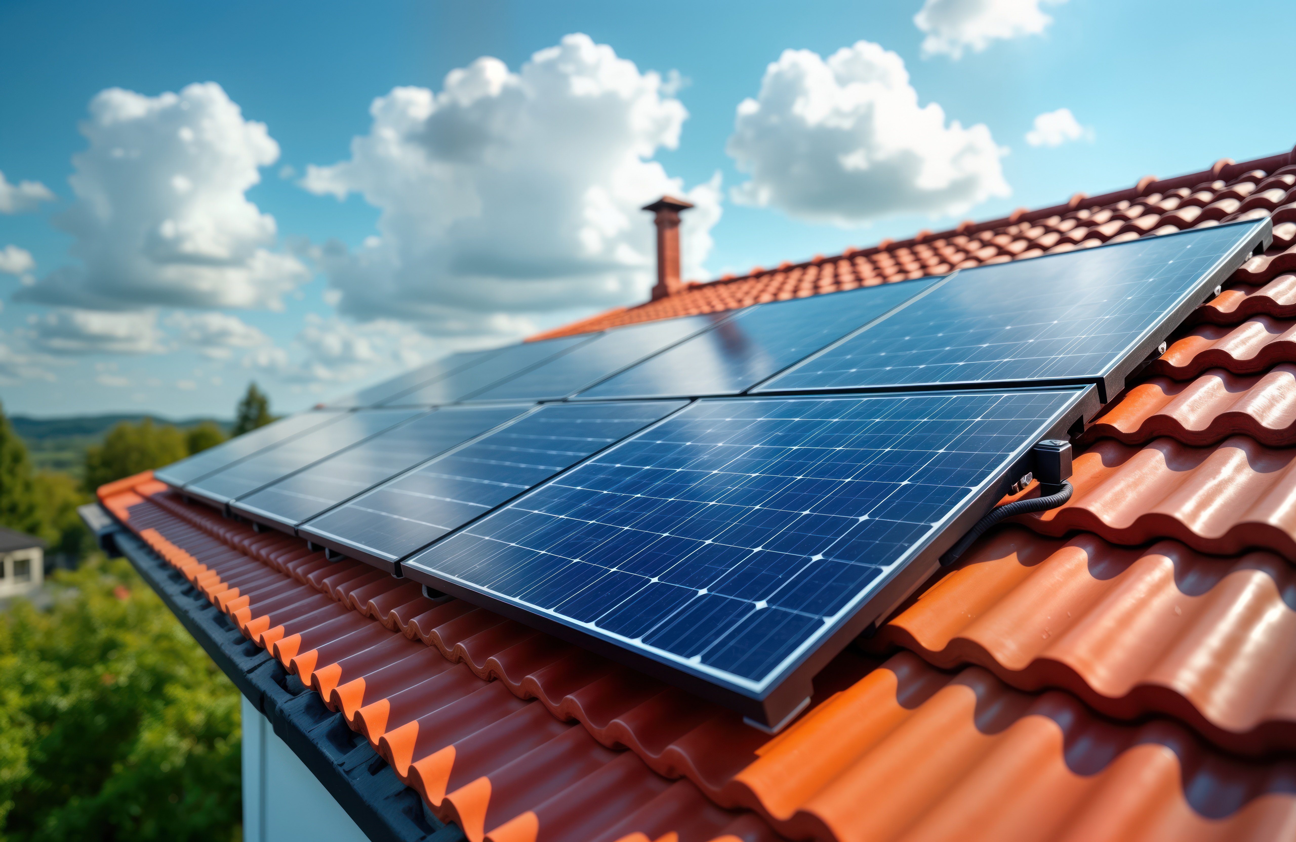 Solar Panel Cleaning in action